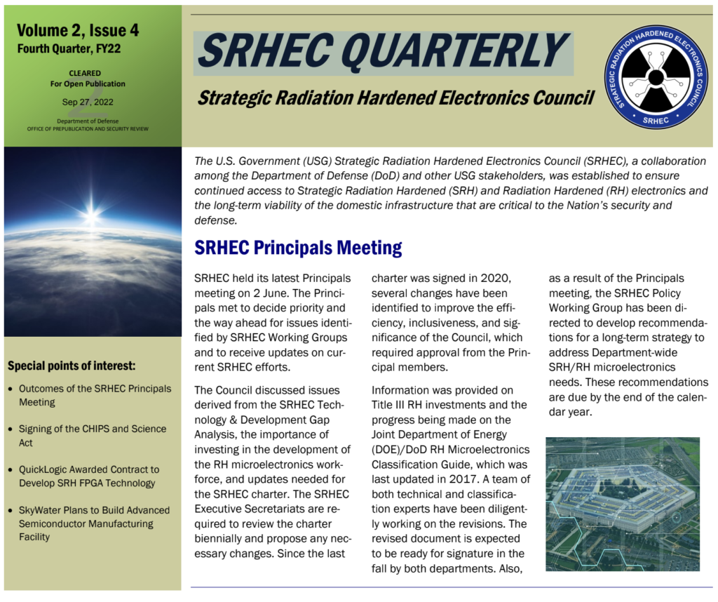 SRHEC QUARTERLY - Vol. 2 - Issue 4